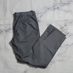 JF J. Ferrar Slim Fit Gray Dress pants